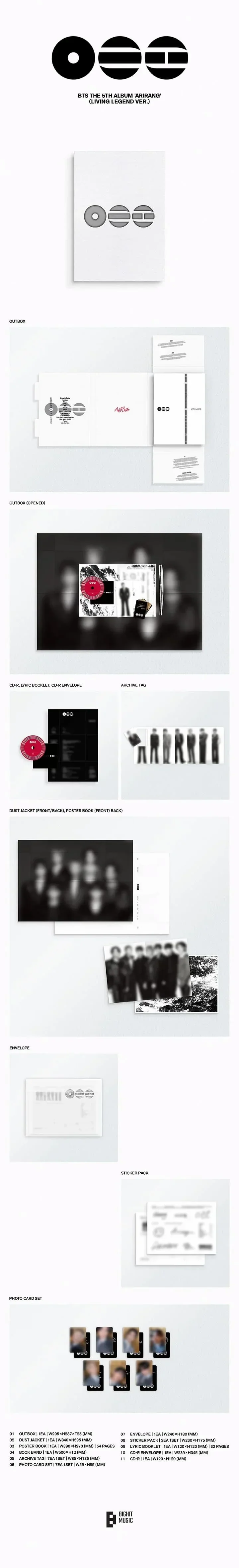 BTS – ARIRANG (Todas las versiones)