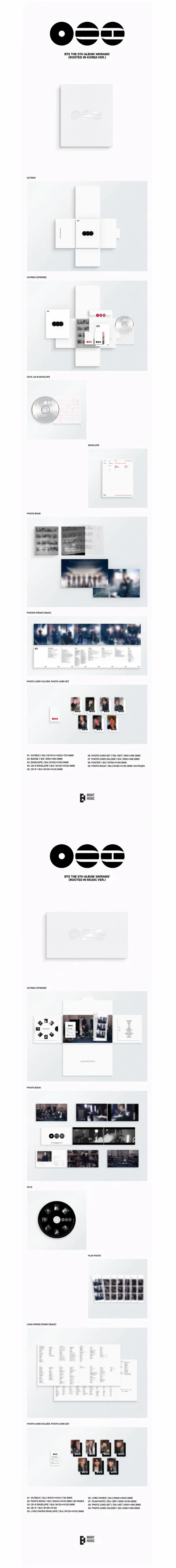 BTS – ARIRANG (Todas las versiones)