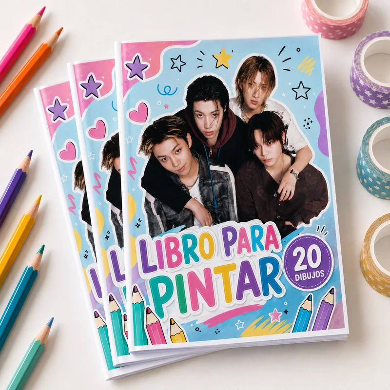 LNGSHOT - Librito para pintar