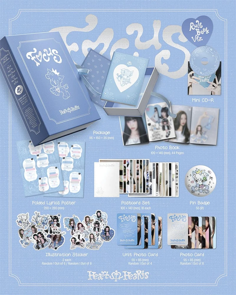 Hearts2hearts - FOCUS (Rule Book ver.) Álbum