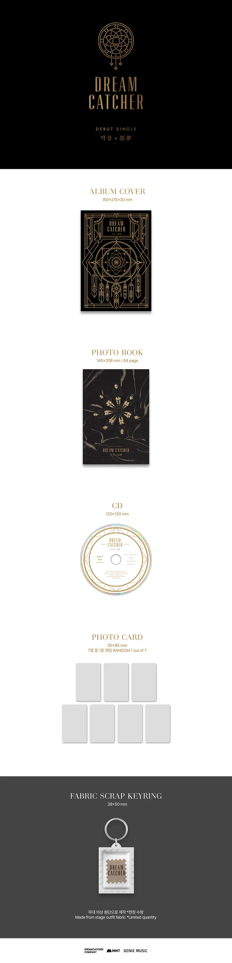 DREAMCATCHER - Debut Single – 악몽 (惡夢) Álbum
