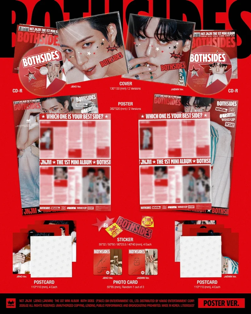 NCT JNJM - Both Sides (Poster Ver.) Álbum