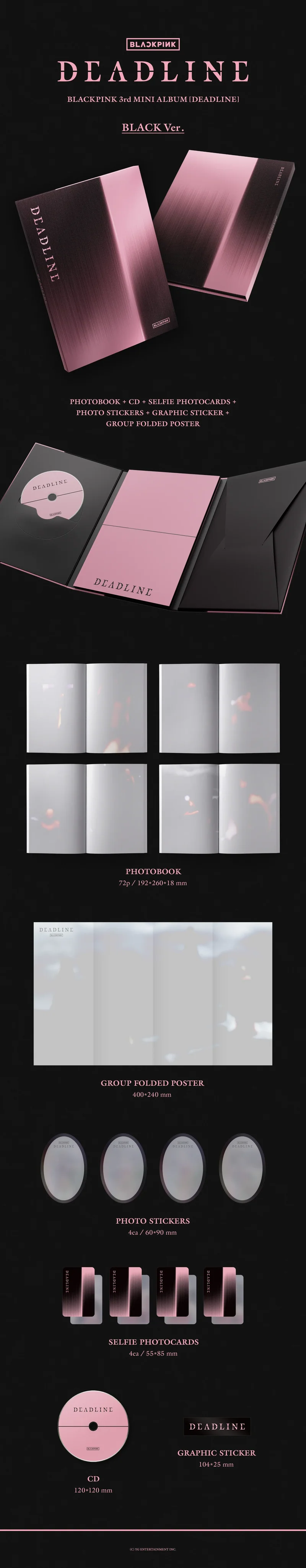 BLACKPINK - DEADLINE (Black/Pink ver.) Álbum