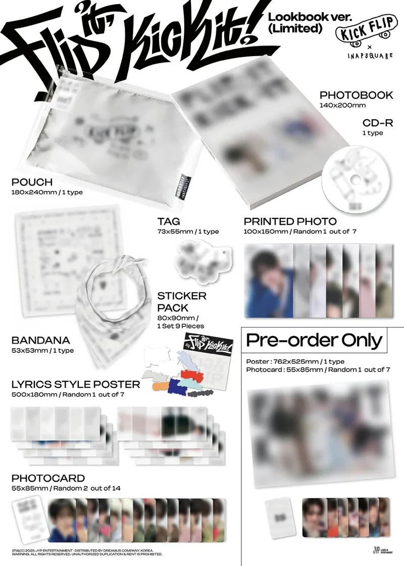 KickFlip – Flip it, Kick it! (Lookbook Ver.) Álbum Limitado