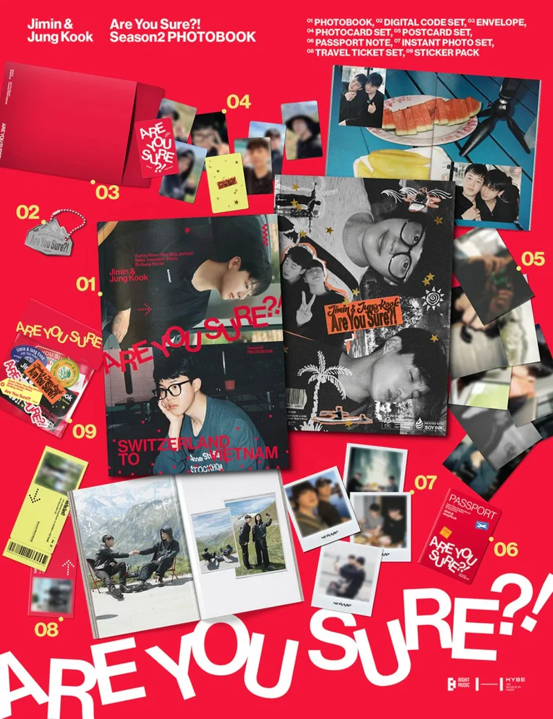 Jimin x Jungkook Photobook - Are You Sure?! Season 2