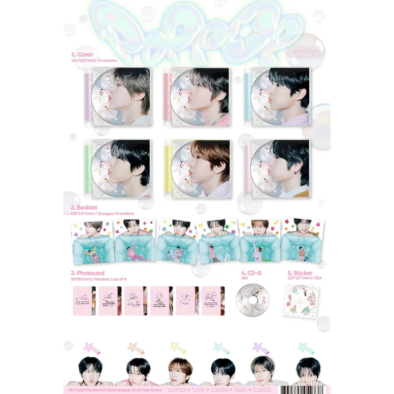 NCT WISH - poppop (Jewel Case Ver.) Álbum