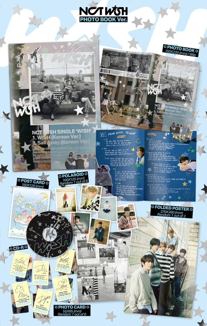 NCT WISH - WISH (Photobook ver.) Álbum