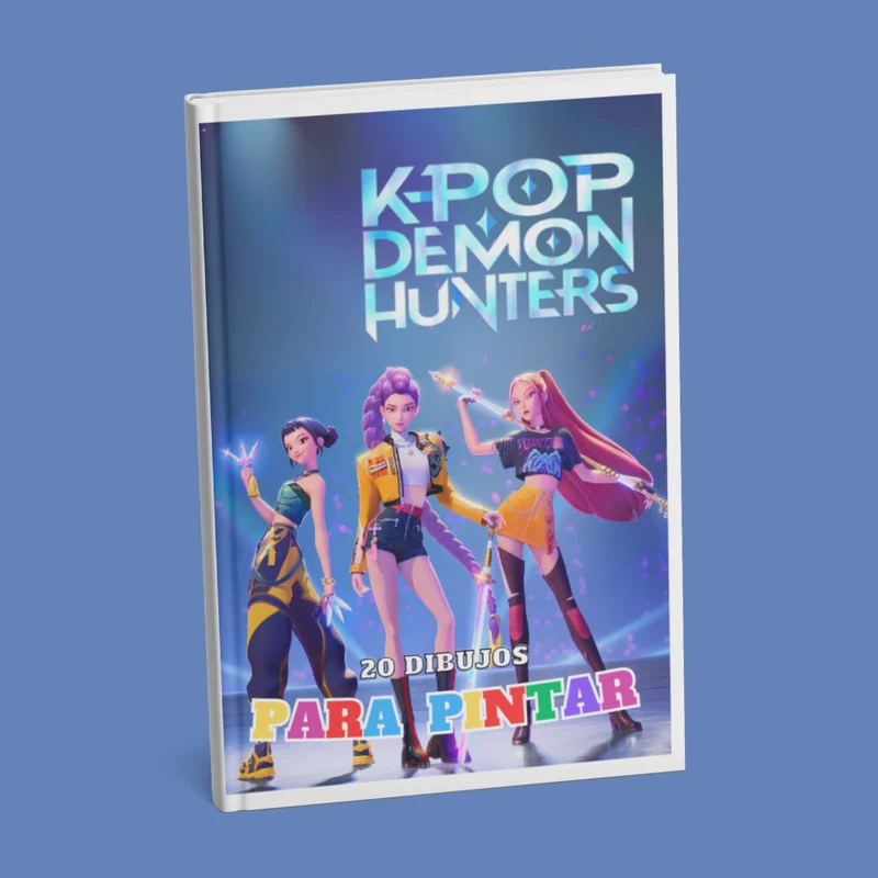 Las guerreras K-pop - Librito para pintar
