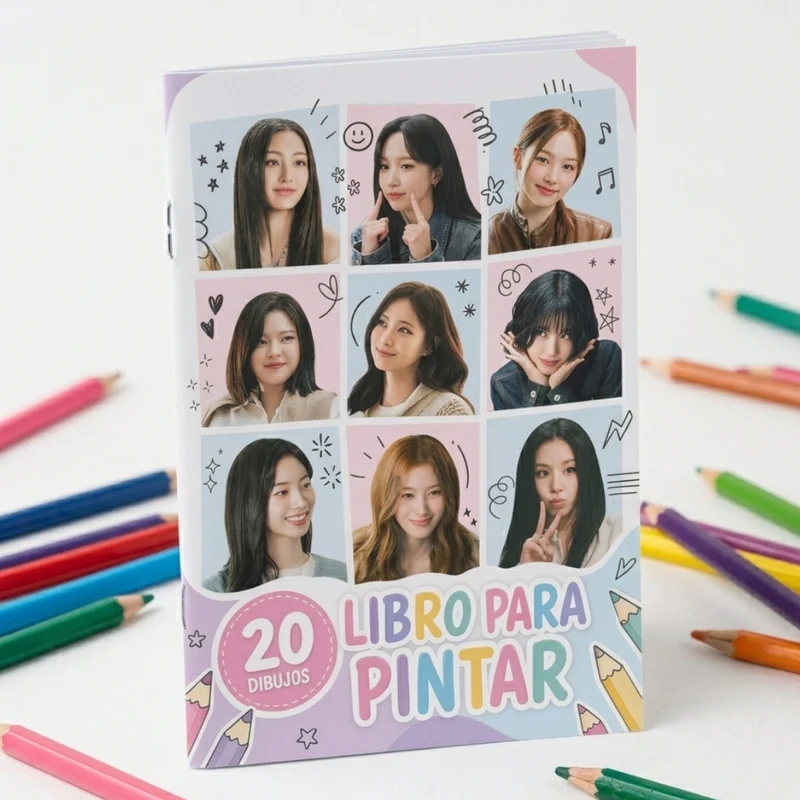 TWICE - Librito para pintar