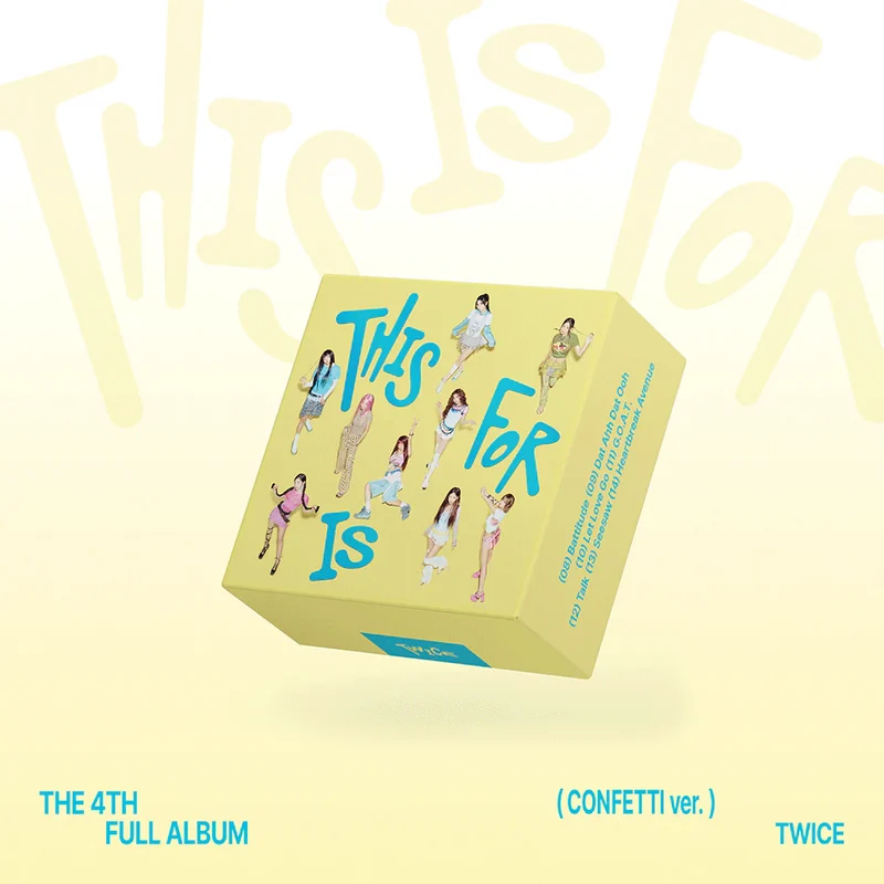 TWICE - THIS IS FOR (CONFETTI Ver.) Álbum