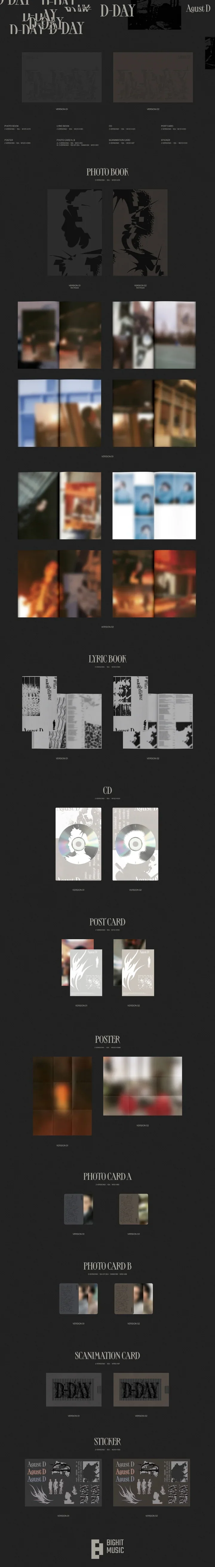 AGUST D - D-DAY Álbum