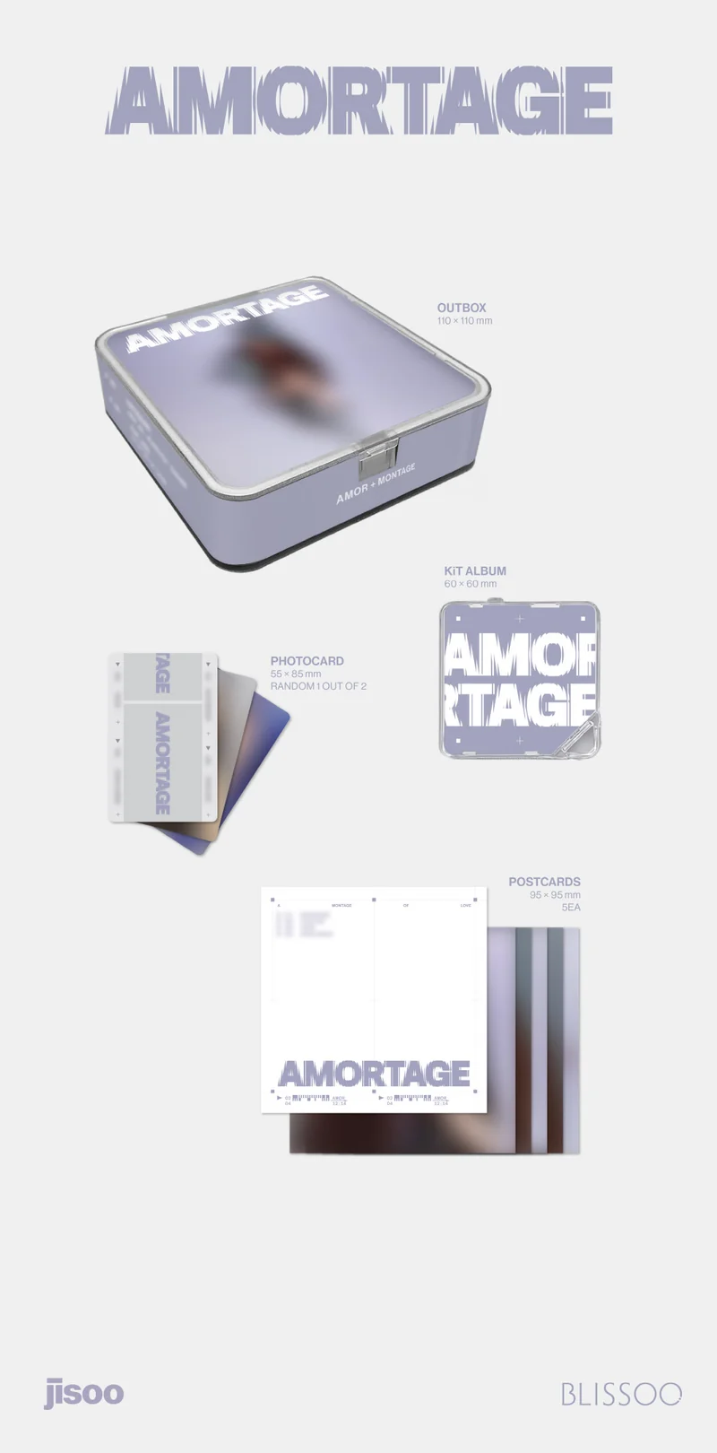 JISOO – AMORTAGE (APP Ver.) Álbum