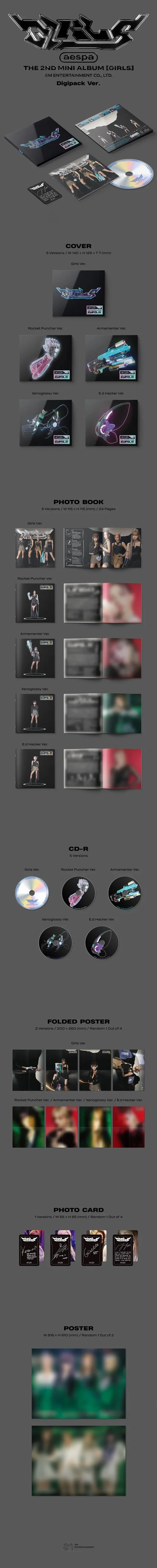Aespa – Girls (Digipack Ver.) Álbum
