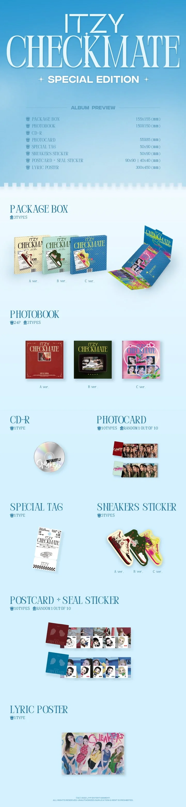 ITZY - CHECKMATE Álbum Edición Especial