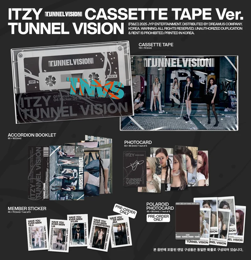 ITZY – [TUNNEL VISION] Cassette Tape Ver.