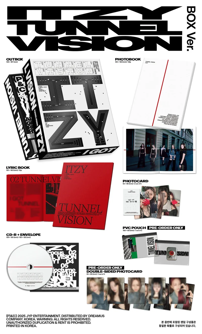 ITZY – [TUNNEL VISION] Box Ver.