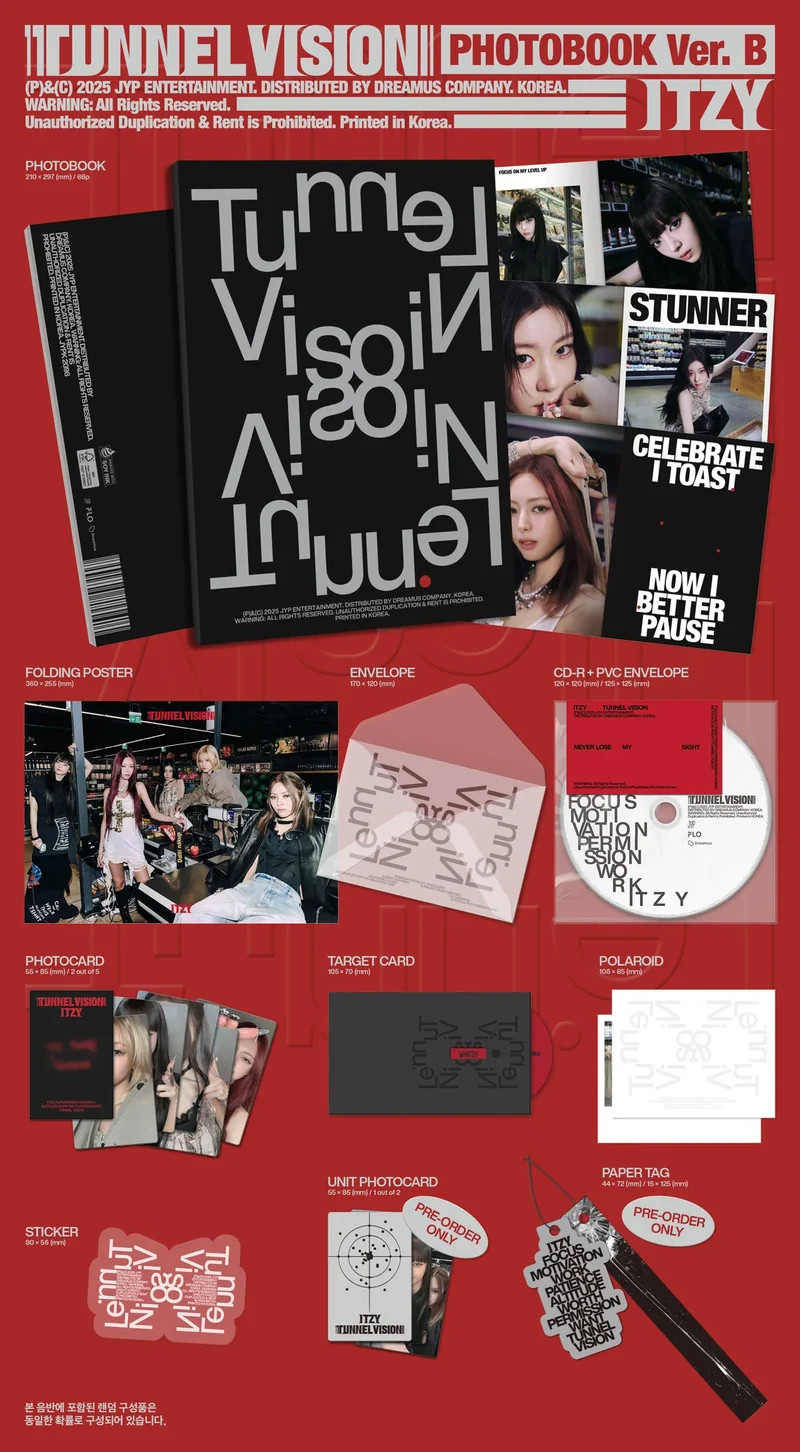 ITZY – [TUNNEL VISION] Photobook Ver.