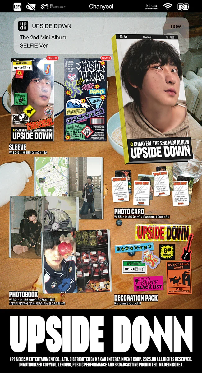 CHANYEOL - UPSIDE DOWN Selfie Ver.