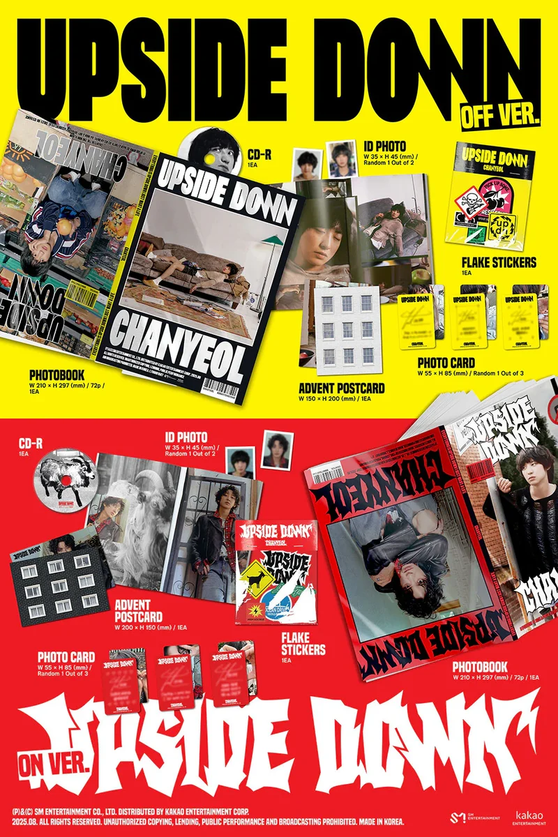 CHANYEOL - UPSIDE DOWN Photobook Ver.
