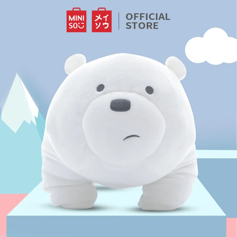MINISO Boneka Mainan Bantal Karakter WE BARE BEARS Lucu Plush Toy