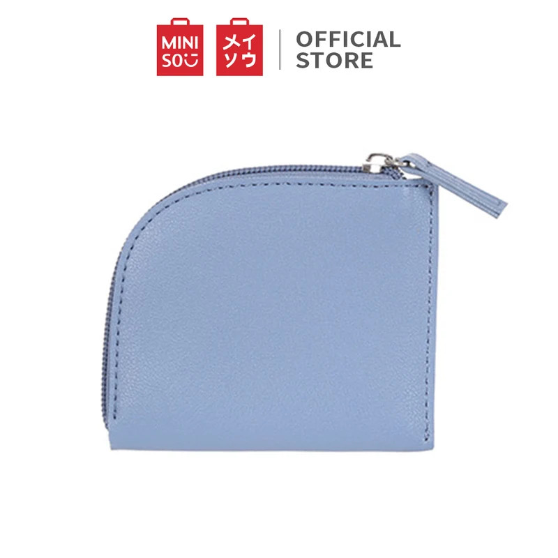 MINISO Tas Kecil Dompet Tas Koin HP Wanita Handbag Zipper Geometri