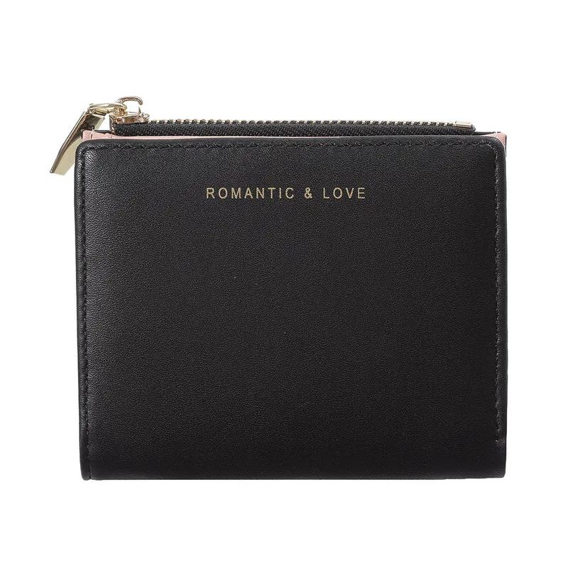 MINISO Dompet Wanita Pendek Kecil Lipat Simple Polos Fashion Elegant