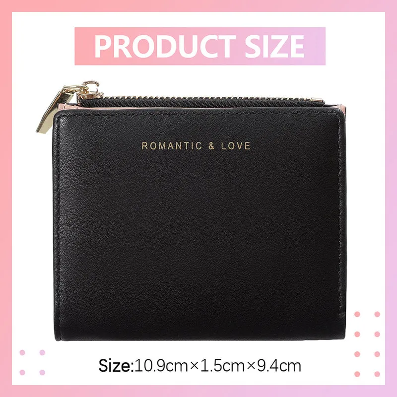 MINISO Dompet Wanita Pendek Kecil Lipat Simple Polos Fashion Elegant