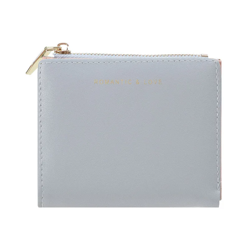 MINISO Dompet Wanita Pendek Kecil Lipat Simple Polos Fashion Elegant