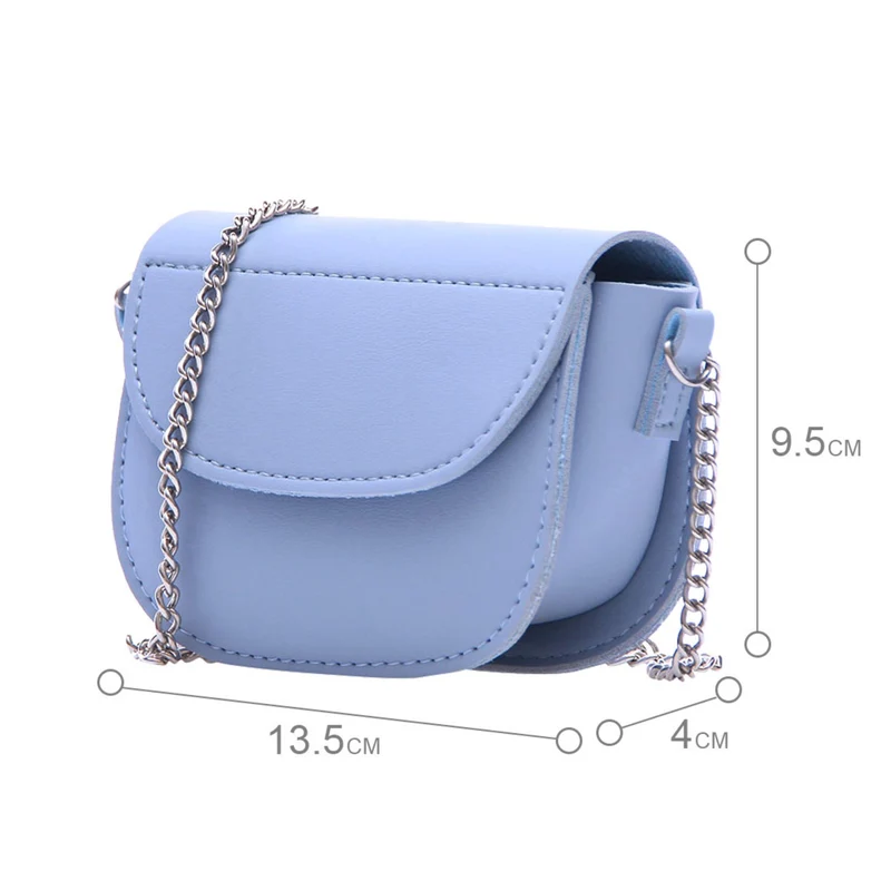 MINISO Tas Selempang Wanita Kecil /Sling Bag Mini / Tas Bahu Cewek/ Tas Lipstik Kulit PVC Wanita Remaja Anak Perempuan Pesta Rantai Logam Model Terbaru 2020 Import Kekinian Lucu Polos Simple