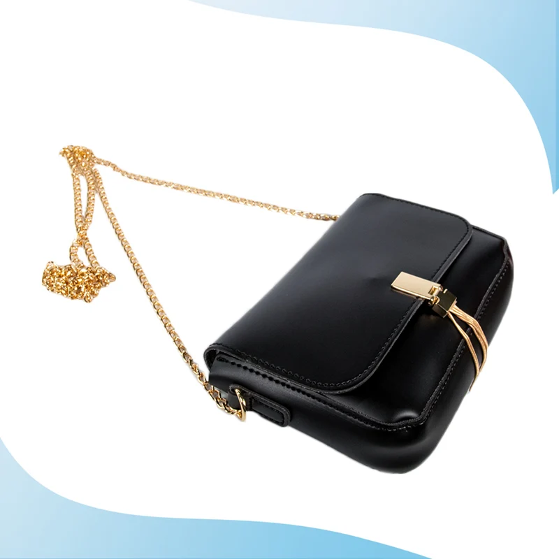 MINISO Tas Selempang Wanita / Sling Bag / Tas Bahu Cewek Pesta Rantai Logam Model Terbaru 2020 Import Kulit PVC Wanita Remaja Anak Perempuan Kekinian Polos Simple Elegan Rumbai Tassel Lucu