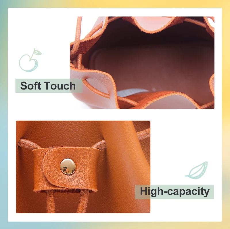 MINISO Tas Selempang Wanita Ember Bucket Bag Simple Sling Bag Woman