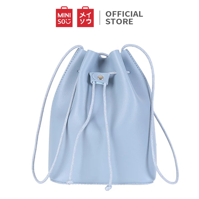 MINISO Tas Selempang Wanita Ember Bucket Bag Simple Sling Bag Woman