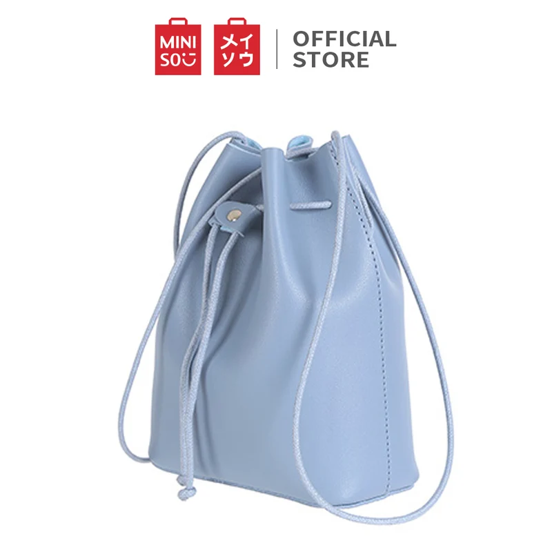 MINISO Tas Selempang Wanita Ember Bucket Bag Simple Sling Bag Woman