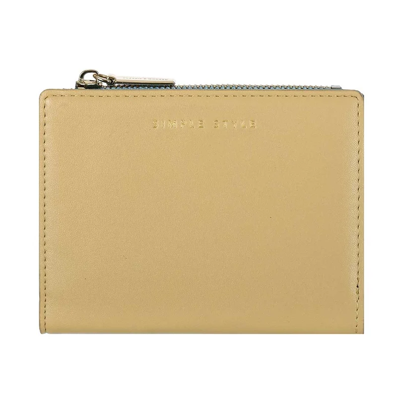 MINISO Dompet Wanita Pendek Kecil Lipat Ritsleting Simple Korea Elegant