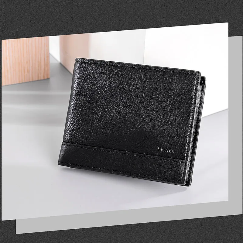 MINISO Dompet Pria Lelaki Dompet Pendek Kecil Wallet Simple Keren