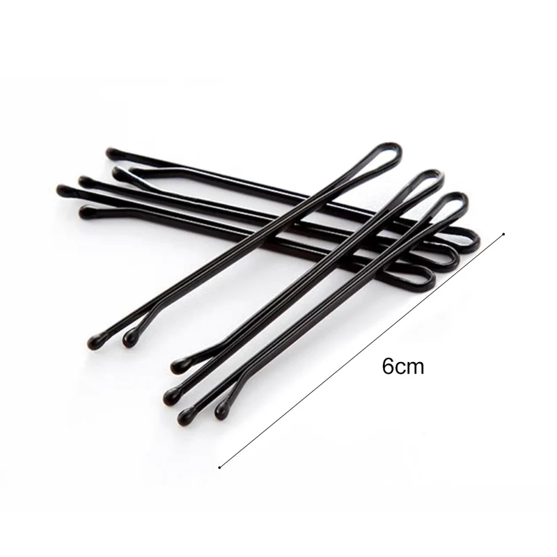 MINISO Jepitan Rambut Penjepit Kawat Lidi Hitam Hair Clip Black 6cm