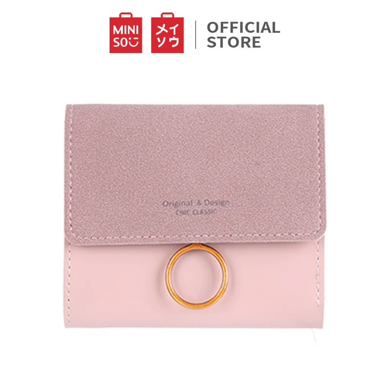 MINISO Retro Dompet Buram Pendek Watllet