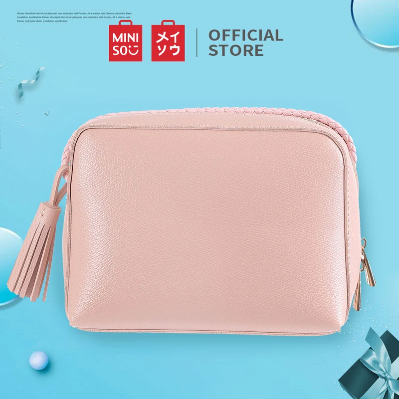 MINISO Solid Color Rectangle Crossbody Bag, Tas Selempang Wanita Transparan / Women Sling Bag