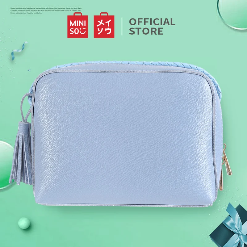 MINISO Solid Color Rectangle Crossbody Bag, Tas Selempang Wanita Transparan / Women Sling Bag