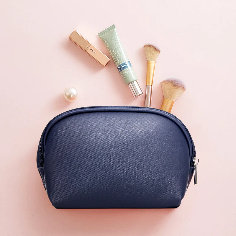 MINISO Tas Penyimpanan Kosmetik Tempat Makup Cosmetic Bag Simple，Tas KosmetikPouch Dompet /Make Up Cosmetic Mini Bag /Tas penyimpanan barang makeup kotak
