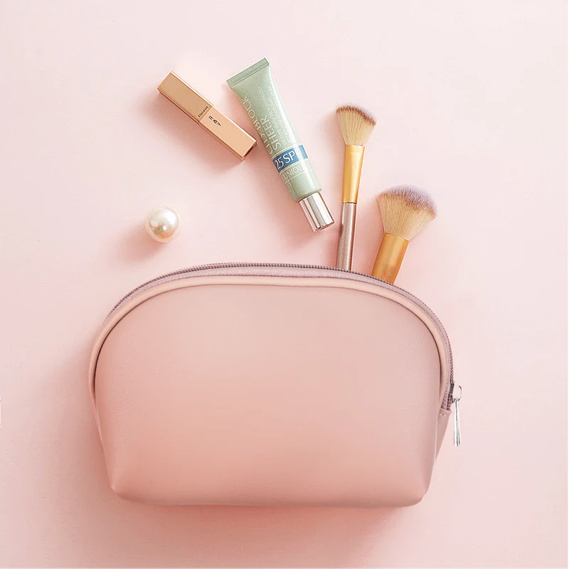 MINISO Tas Penyimpanan Kosmetik Tempat Makup Cosmetic Bag Simple，Tas KosmetikPouch Dompet /Make Up Cosmetic Mini Bag /Tas penyimpanan barang makeup kotak