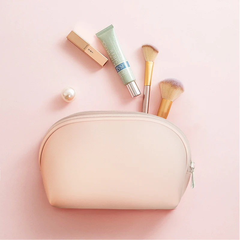 MINISO Tas Penyimpanan Kosmetik Tempat Makup Cosmetic Bag Simple，Tas KosmetikPouch Dompet /Make Up Cosmetic Mini Bag /Tas penyimpanan barang makeup kotak