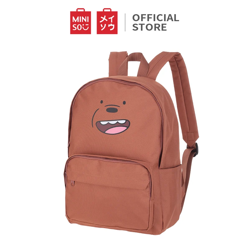 MINISO We Bears Backpack Tas Ransel Tas Pungung Backpack Tas Punggung Traveling Foldable Backpack Tas Punggung Lipat