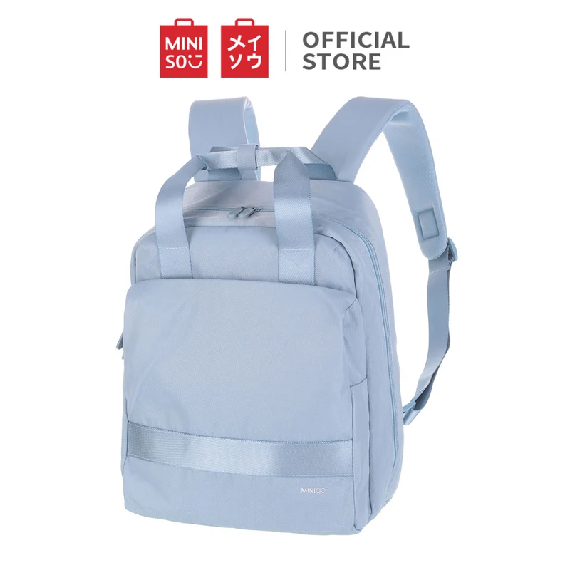 MINISO Tas Ransel Laptop Kasual Tas Punggung Wanita Cewek Tas Laptop