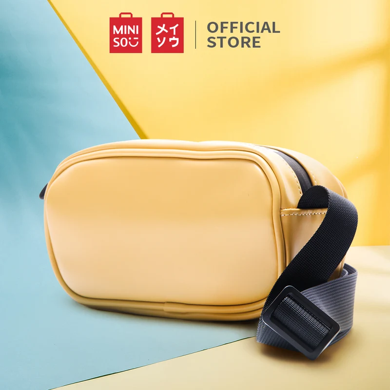 MINISO Tas Selempang Wanita Harajuku Jepang Persegi Sling Bag Woman