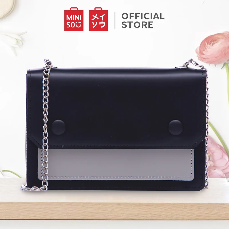 MINISO Tas Selempang Wanita Chain Rantai Sling Bag Women Macaron