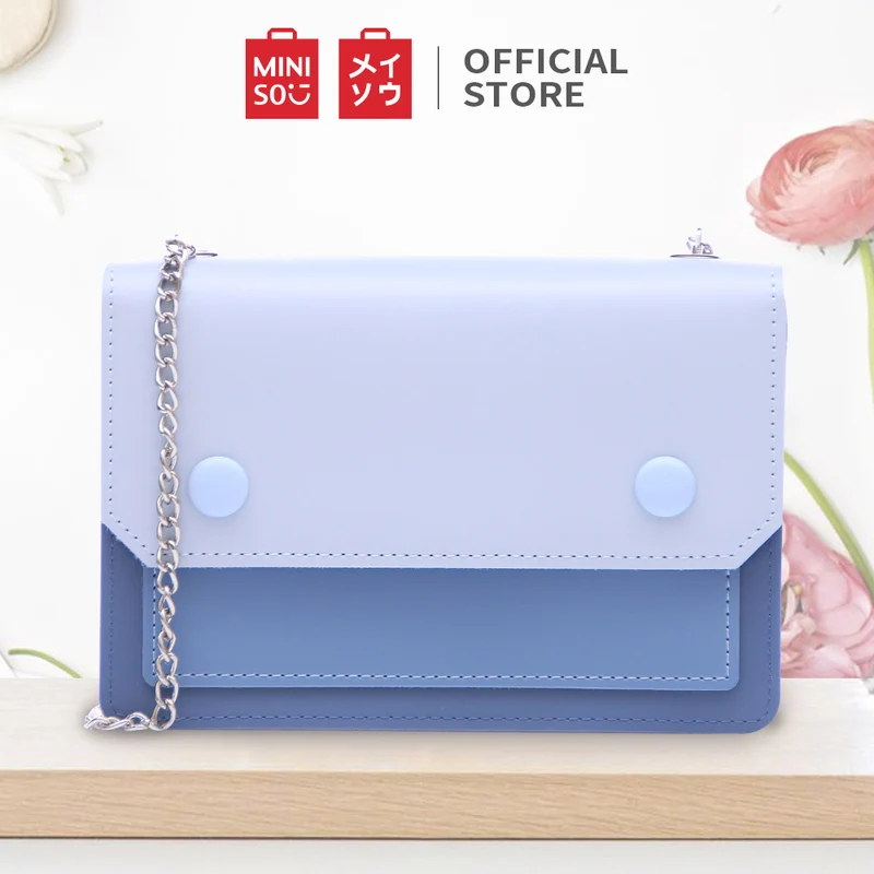 MINISO Tas Selempang Wanita Chain Rantai Sling Bag Women Macaron