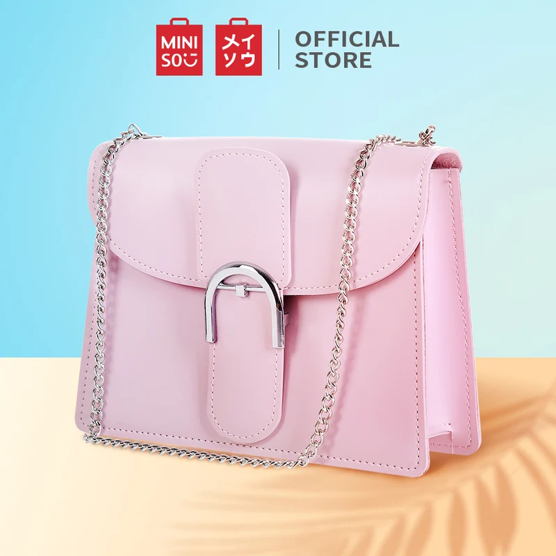 MINISO Tas Selempang Tas Wanita Fresh Macaroons Series Crossbody Bag