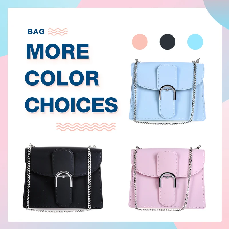 MINISO Tas Selempang Tas Wanita Fresh Macaroons Series Crossbody Bag