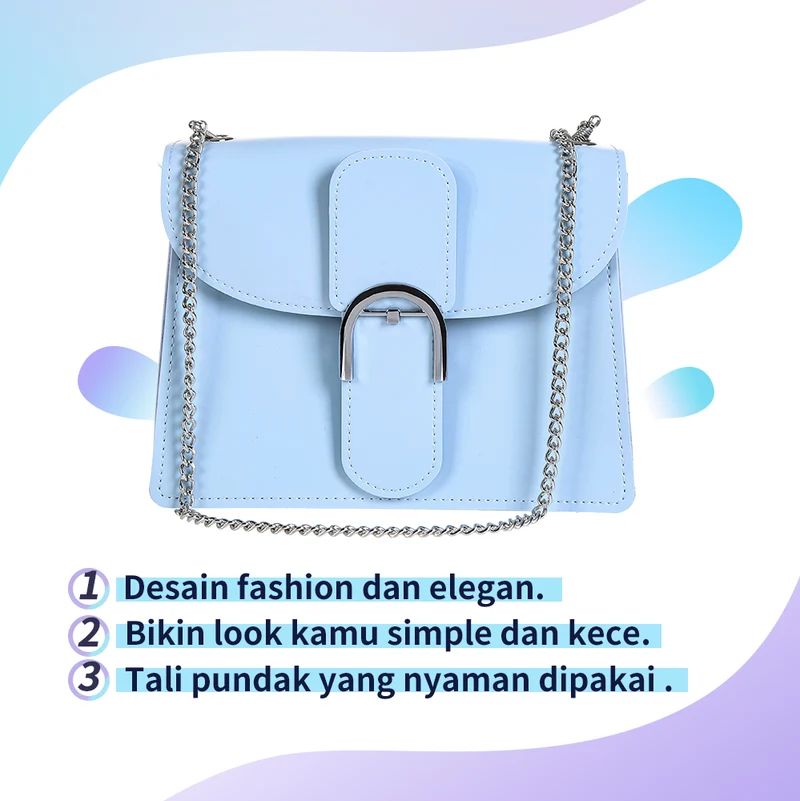MINISO Tas Selempang Tas Wanita Fresh Macaroons Series Crossbody Bag